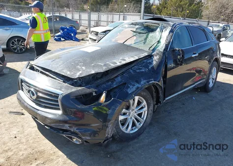 2013 Infiniti Fx37 z USA, uszkodzony, nr VIN JN8CS1MU3DM141920